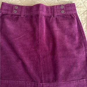 Loft Corduroy A-Line Skirt Size 2